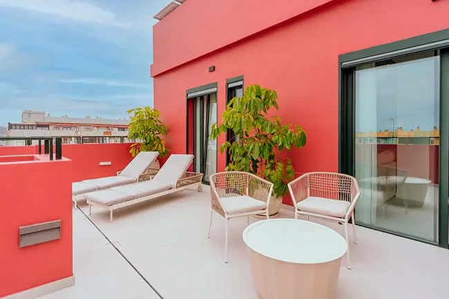 Terraza Reliebe Cohousing Gran Canaria